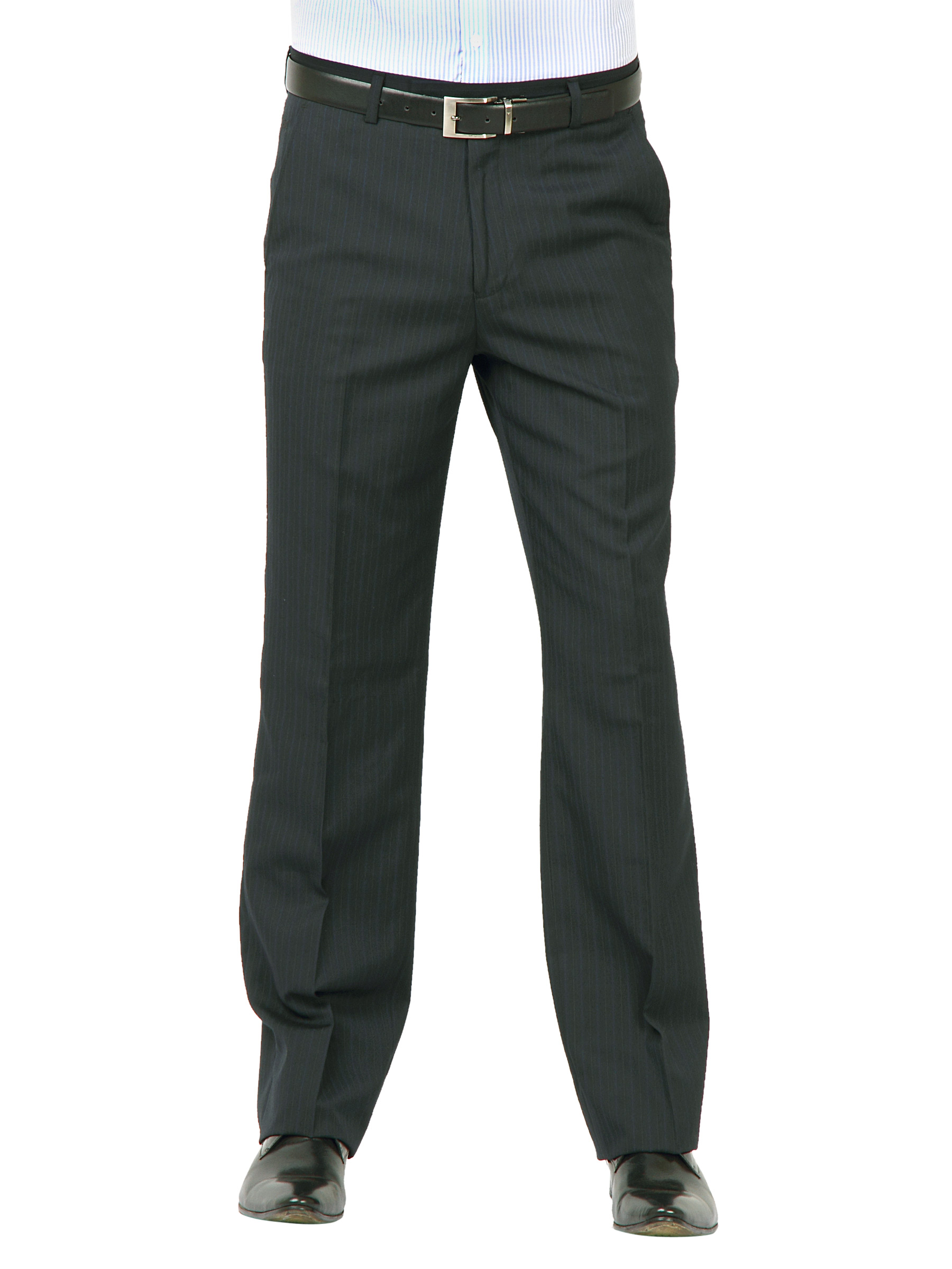 John Miller Men Solid Type Black Trousers
