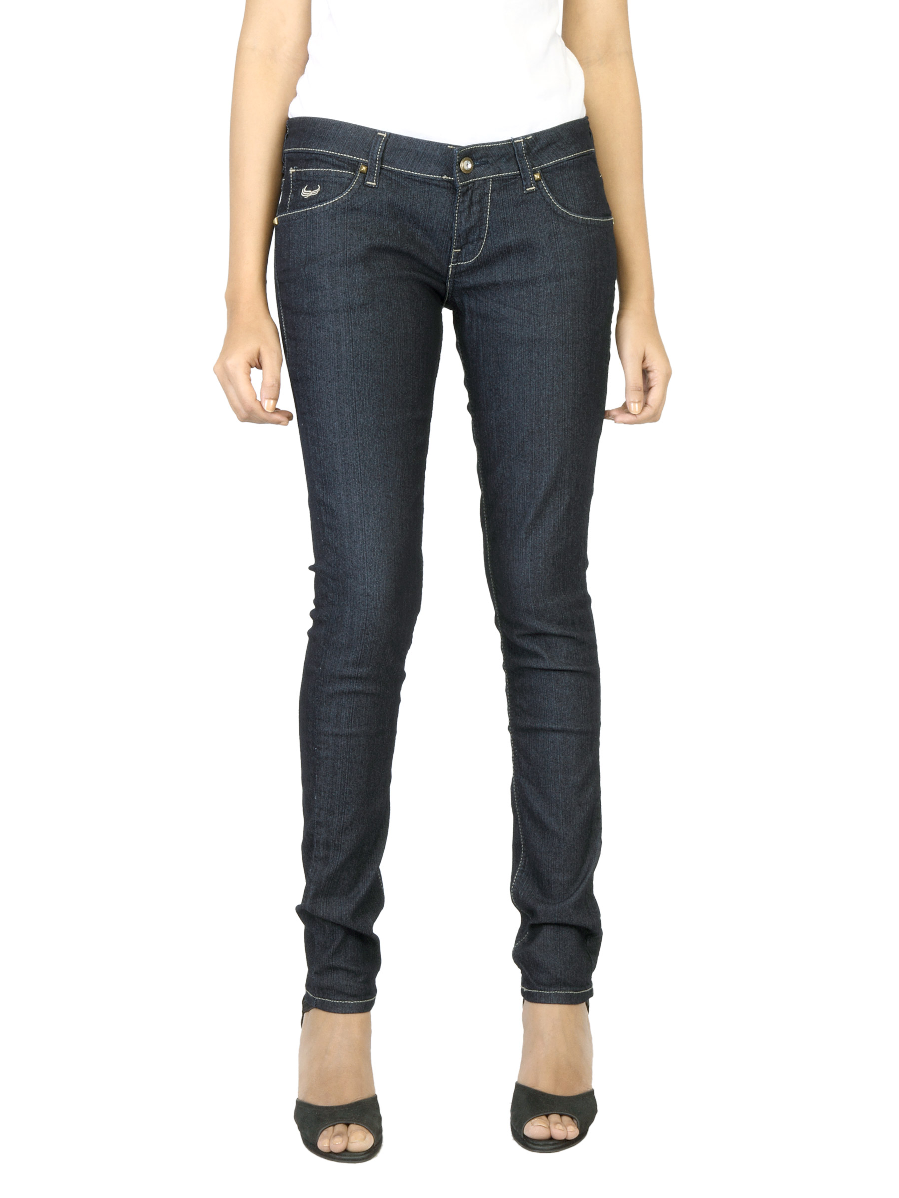 Flying Machine Women Lowrise Blue Jeans