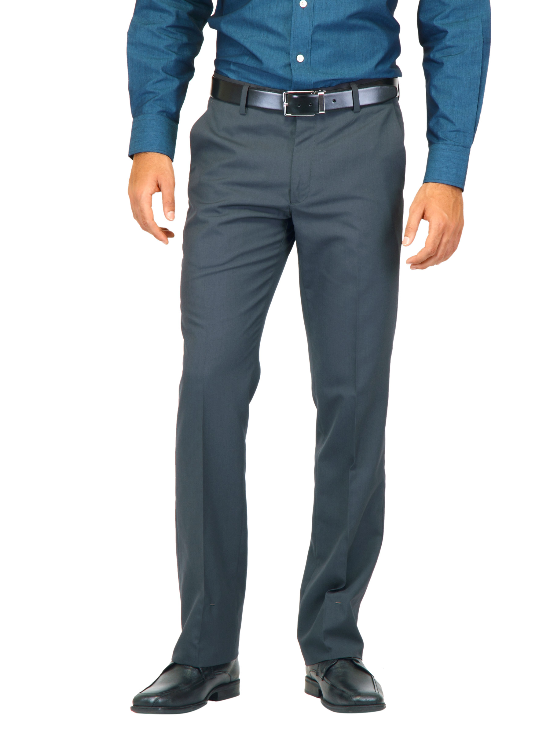 Indigo Nation Men Black self structure Black Trousers