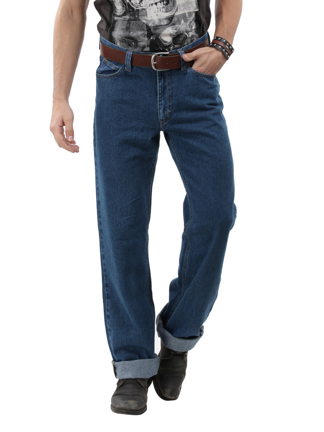 Lee Men Blue Chicago Fit Jeans