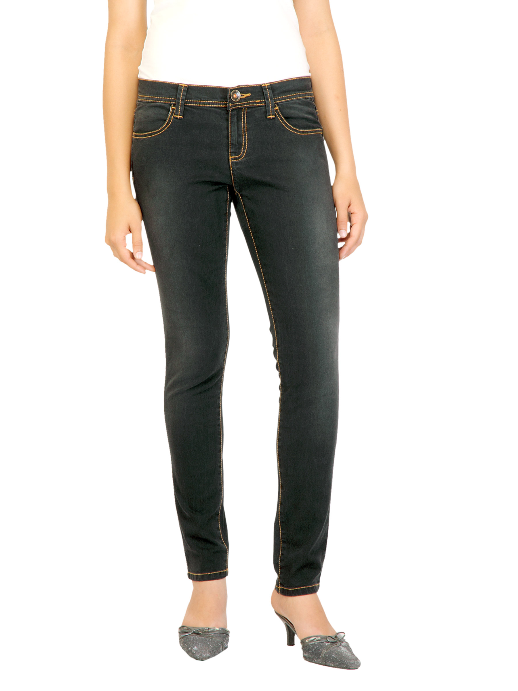 United Colors of Benetton Women Denim Black Jeans