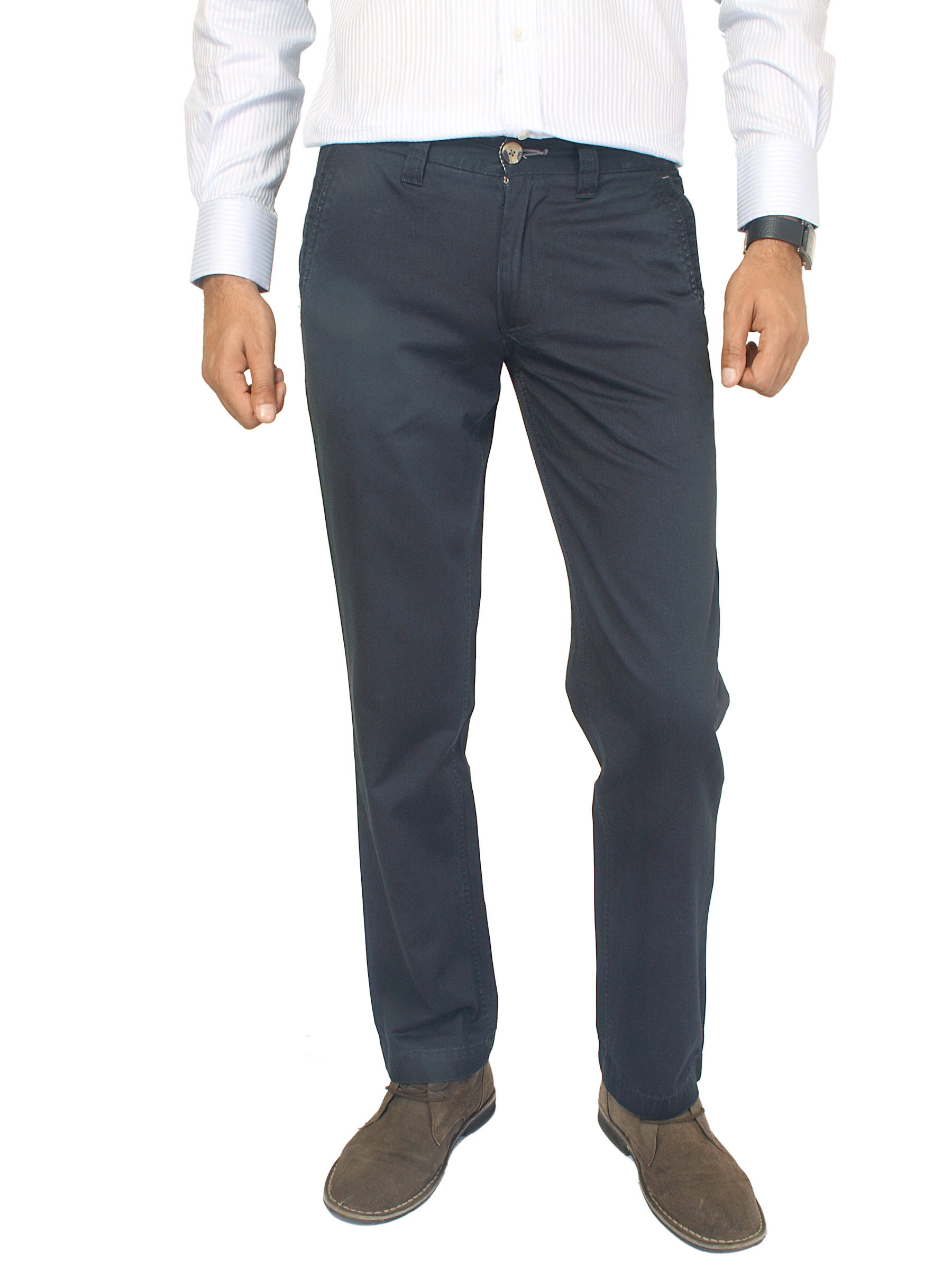 Basics Men Black Trousers