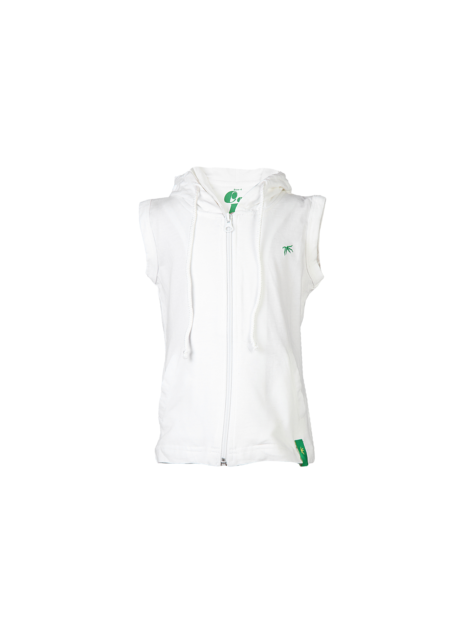 Palm Tree Kids Boys Solid White Jackets