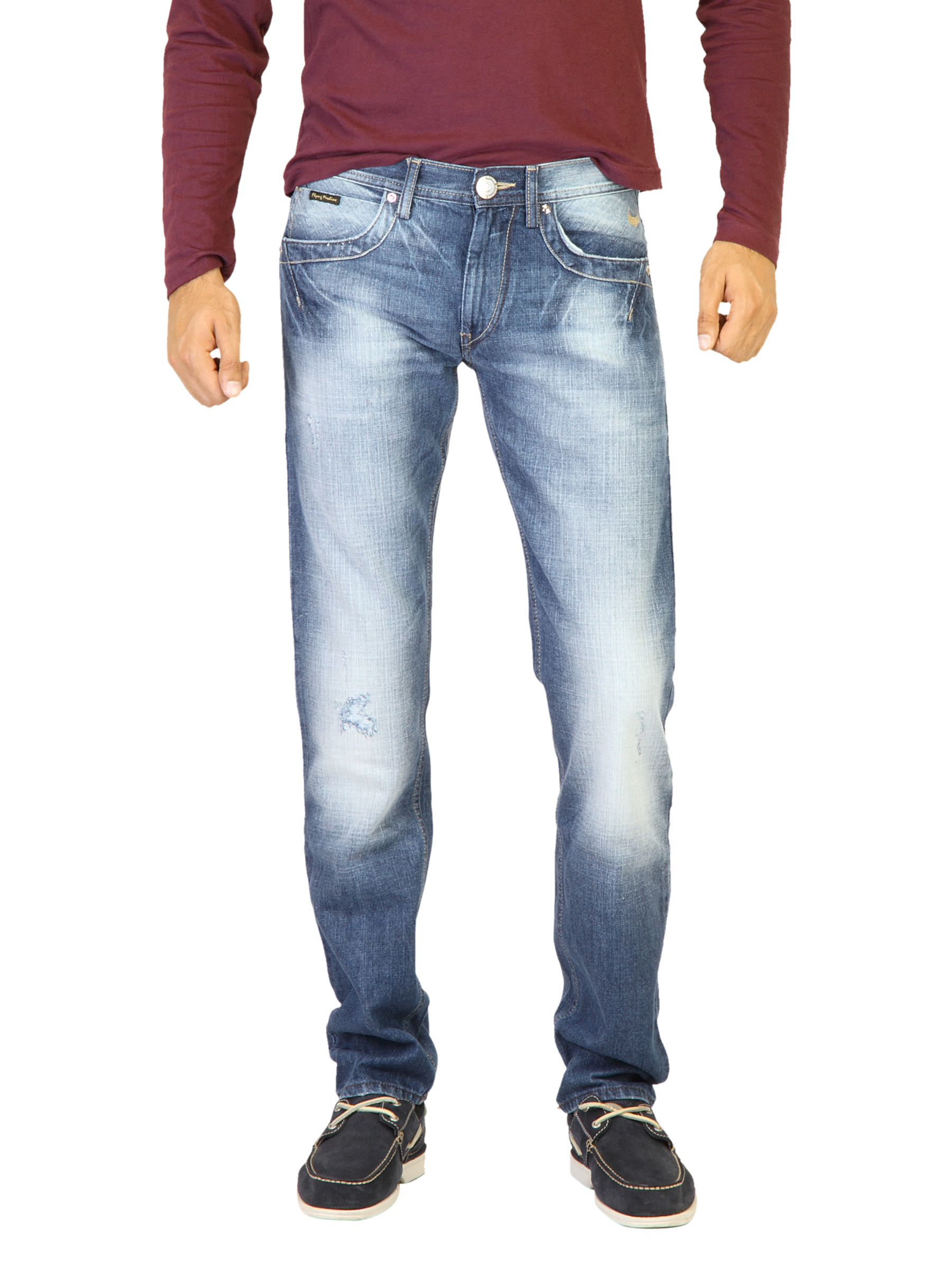 Flying Machine Washed Blue Jeans