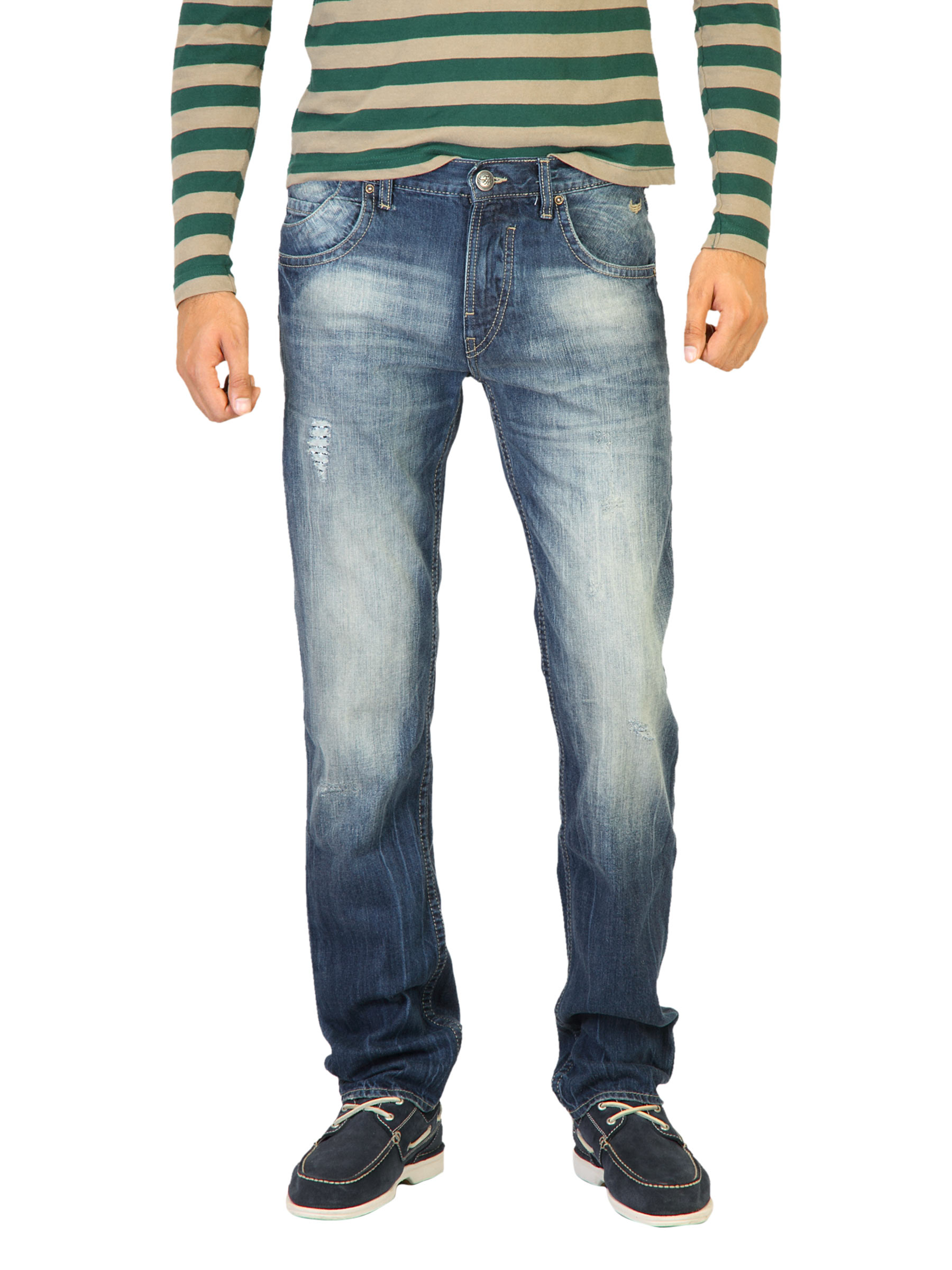 Flying Machine Men Washed Blue Jeans