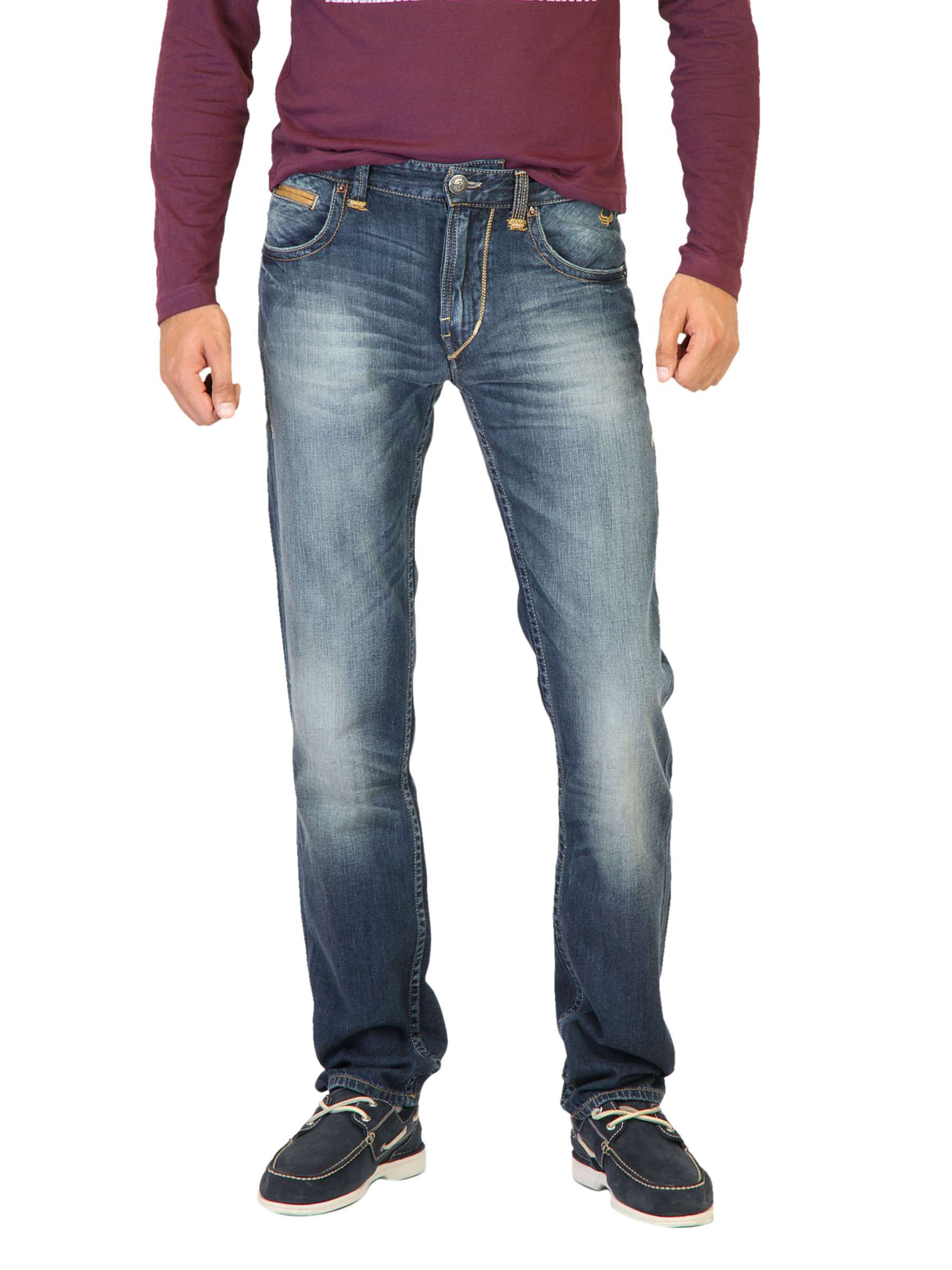 Flying Machine Men Washed Blue Jeans