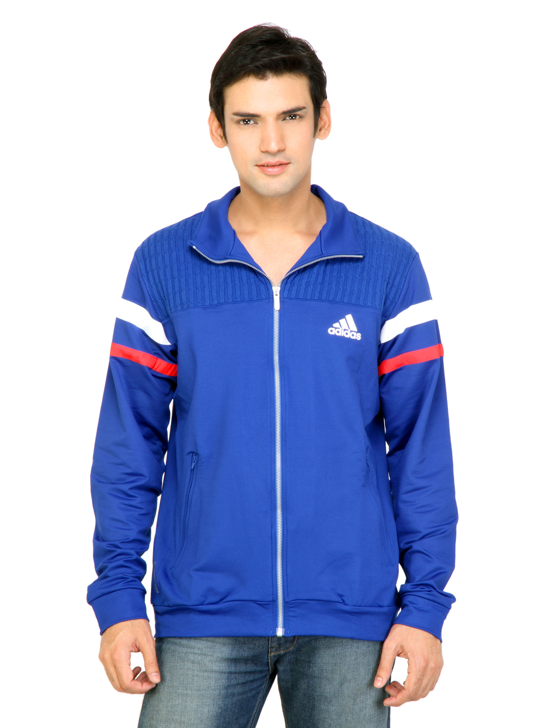 ADIDAS Men Blue Jacket