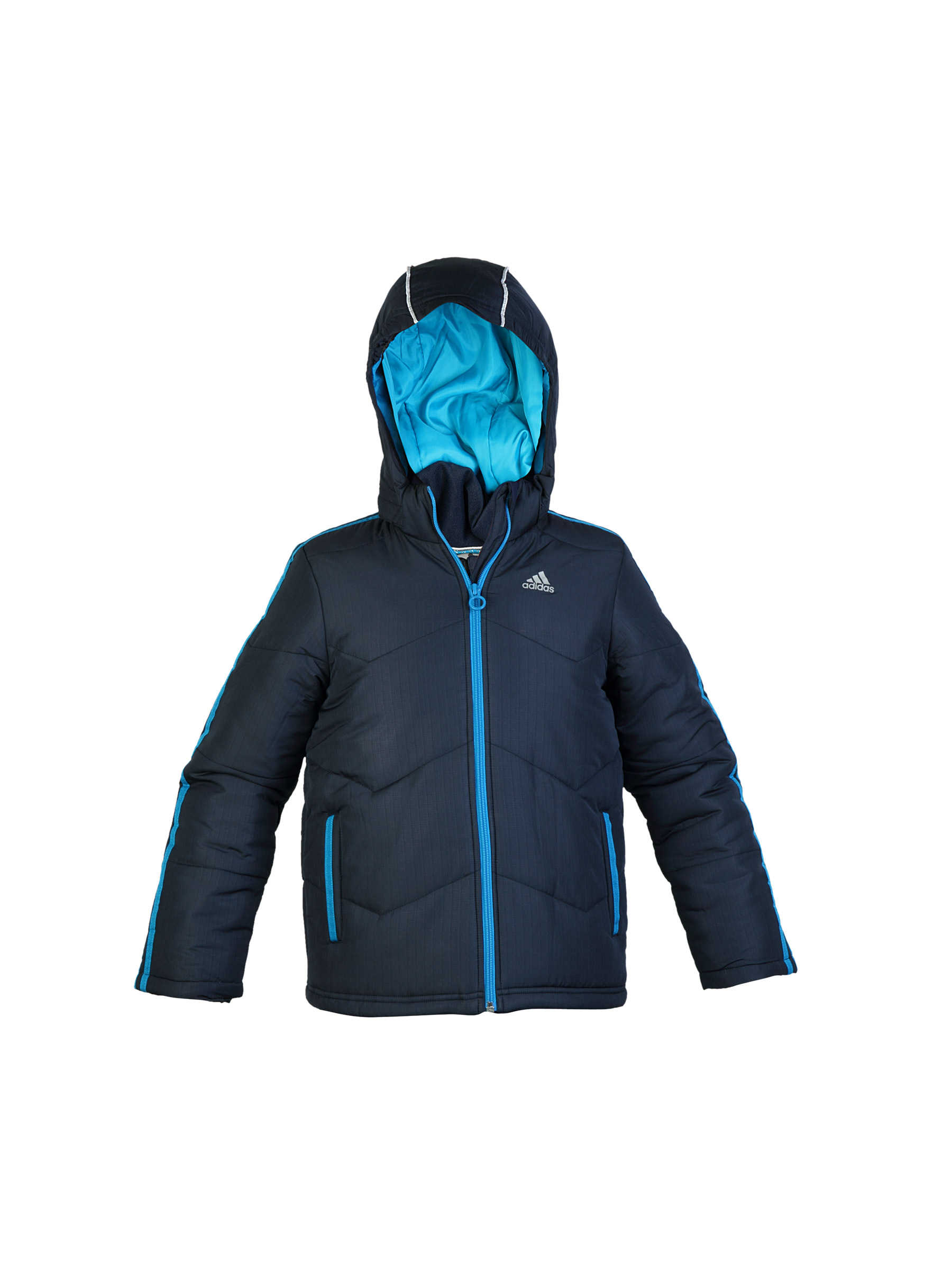 ADIDAS Kids Boys Solid Navy Blue Jackets