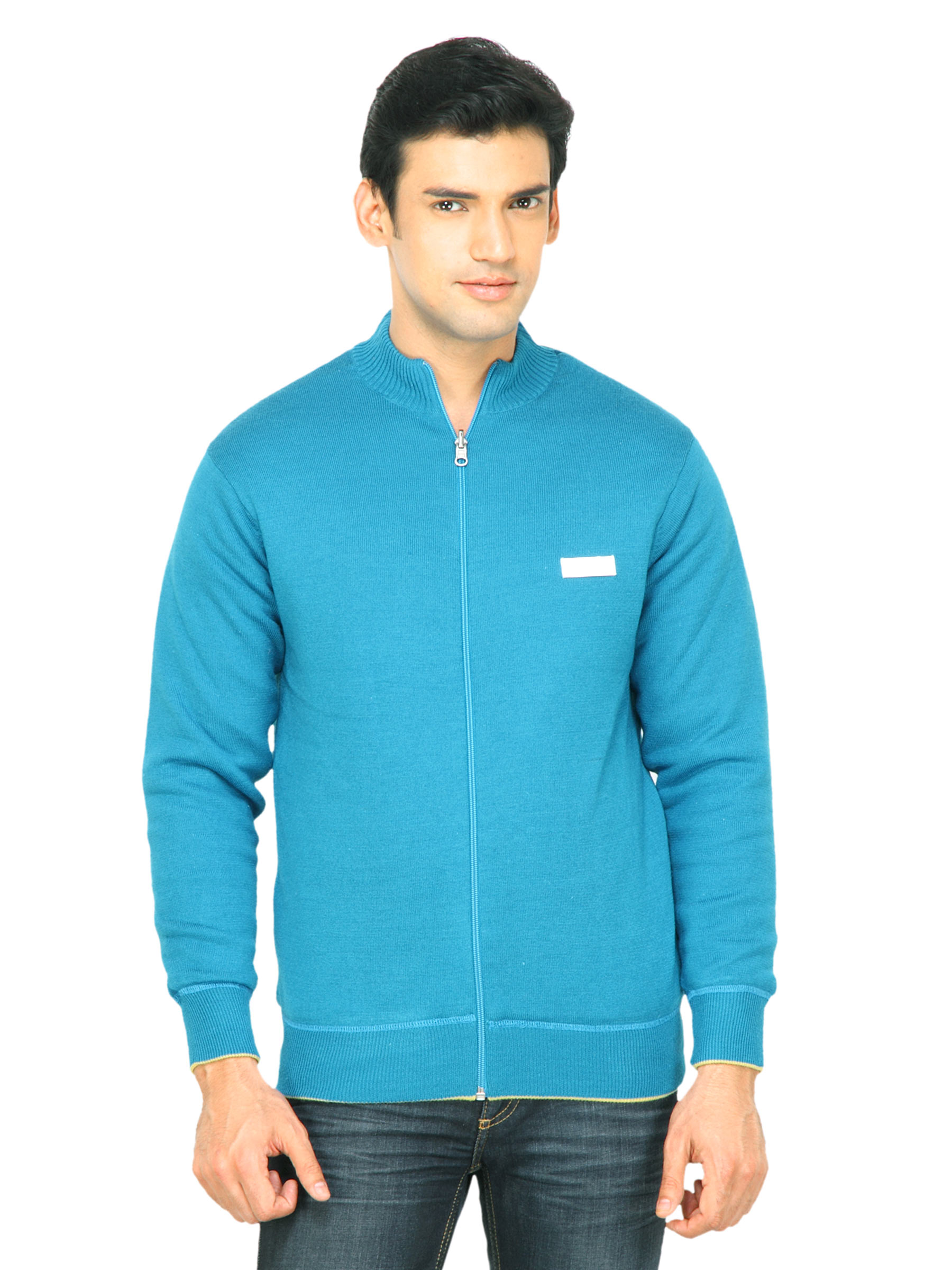 ADIDAS Men Solid Blue Jacket