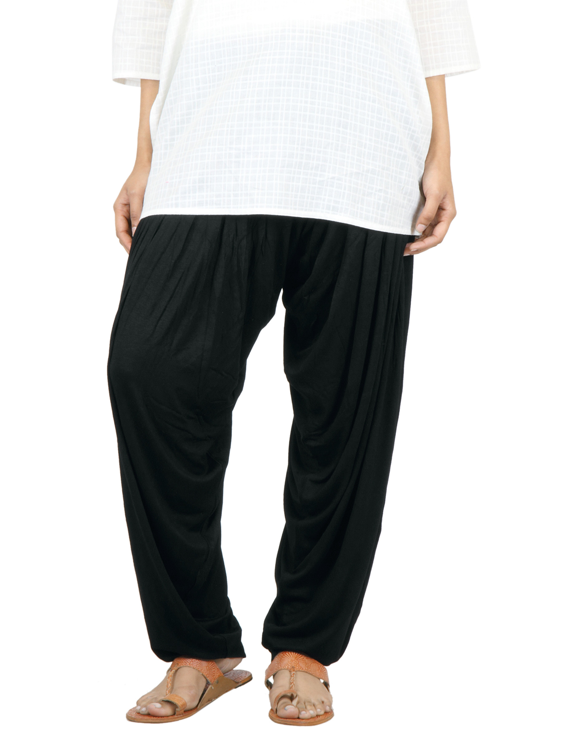 Myntra Women Black Patiala Salwar