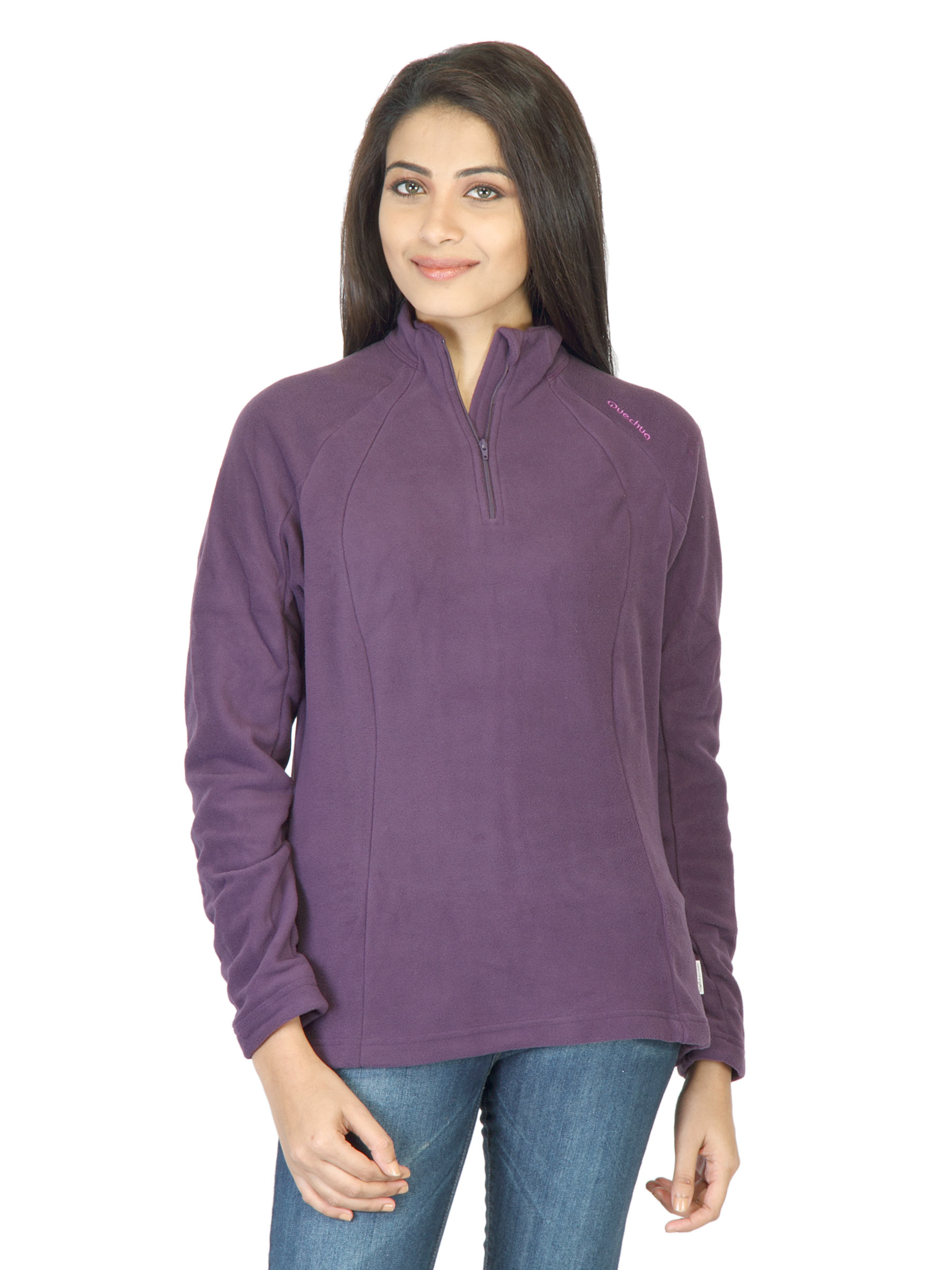 Quechua Women  Fleece Purple Jacket