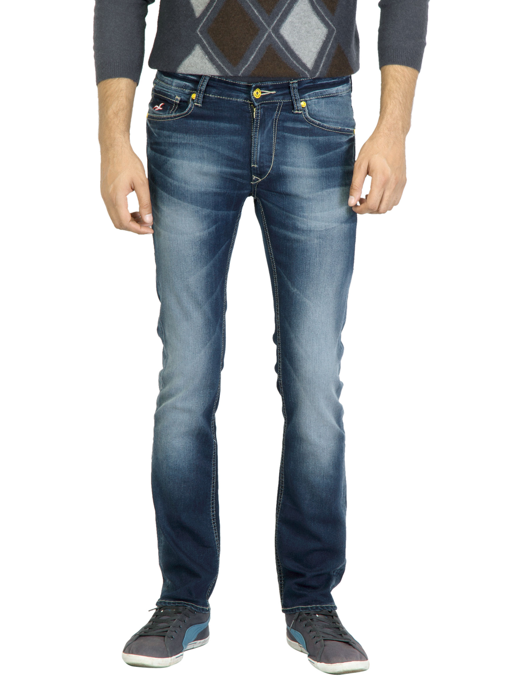 Deni Yo Men Skinny Fit Blue Jeans