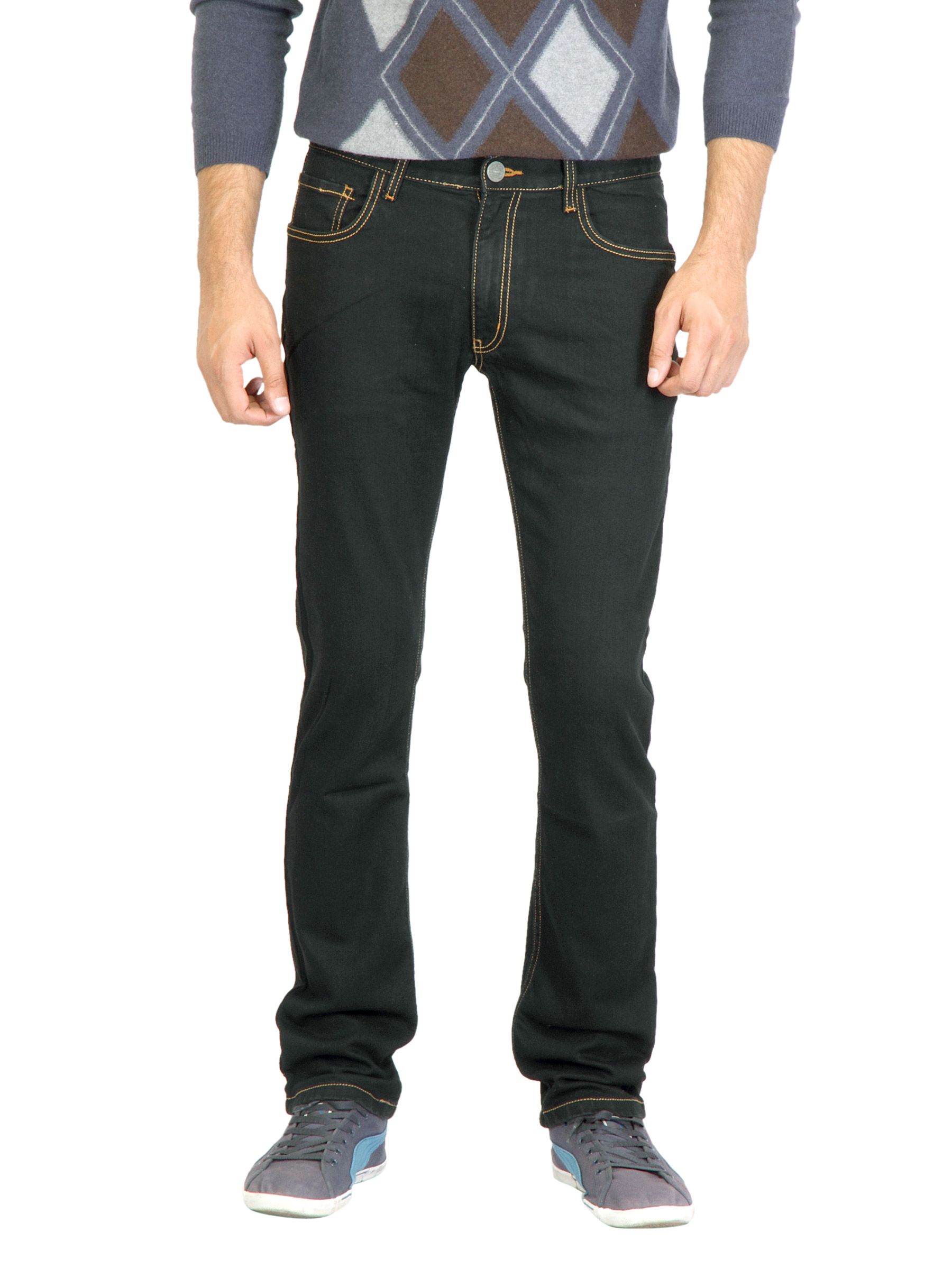 Locomotive Men Black Jeans