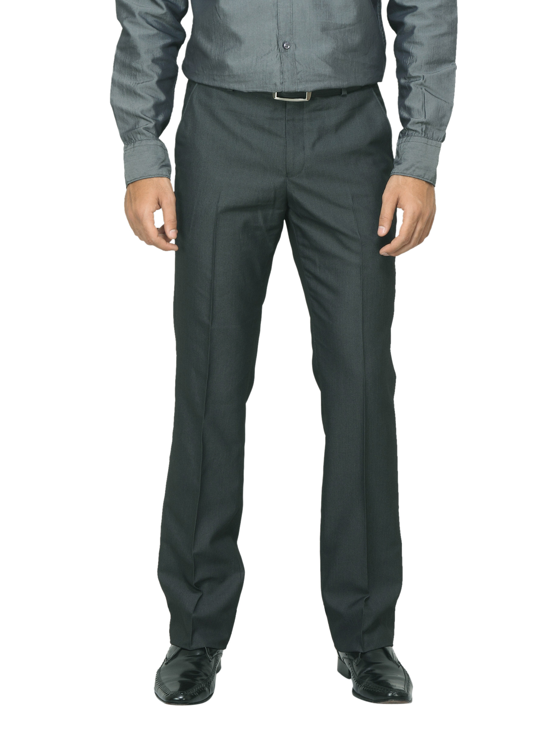 John Miller Men Dark Grey Trousers