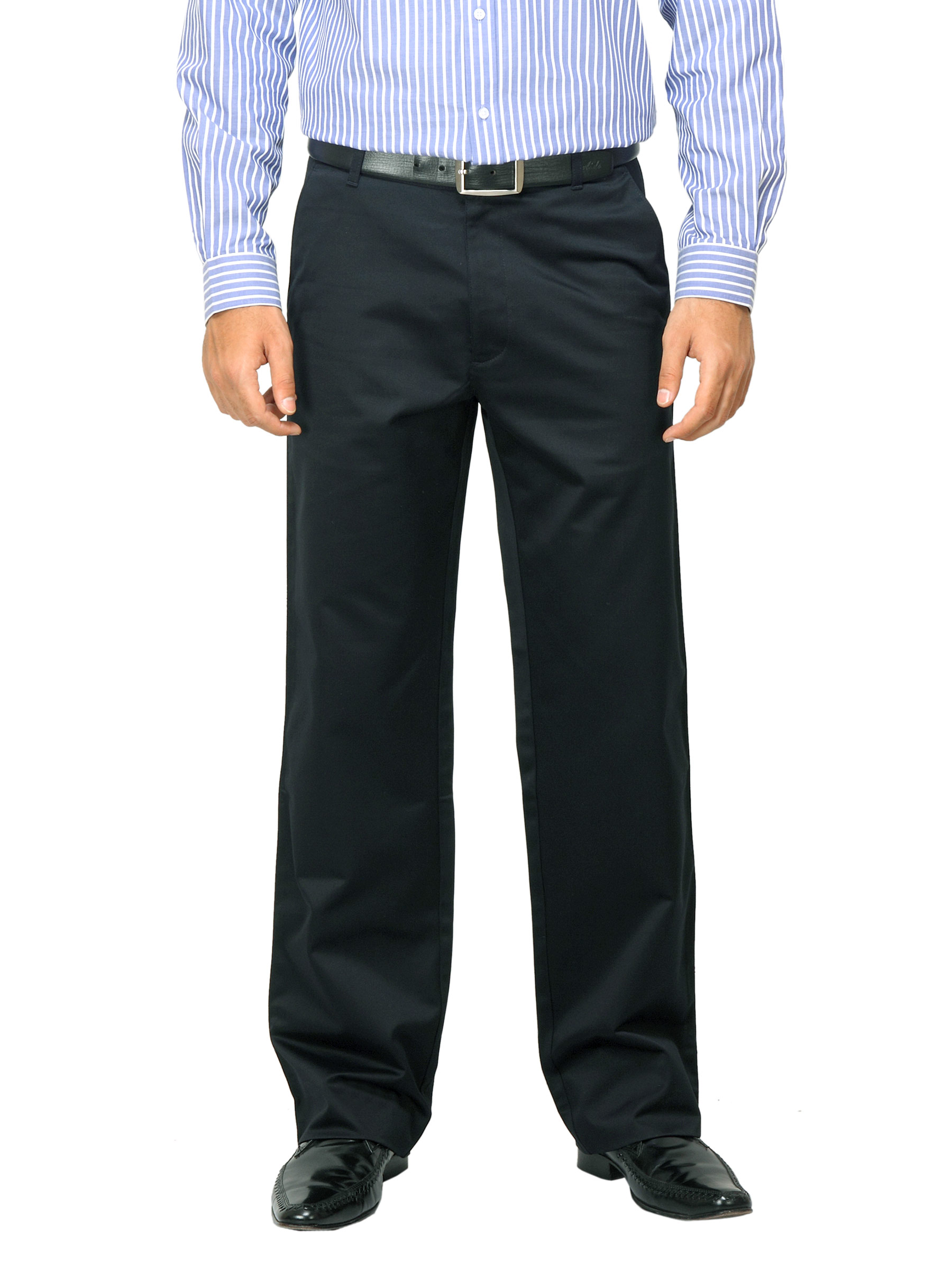 Basics Men Black Trousers