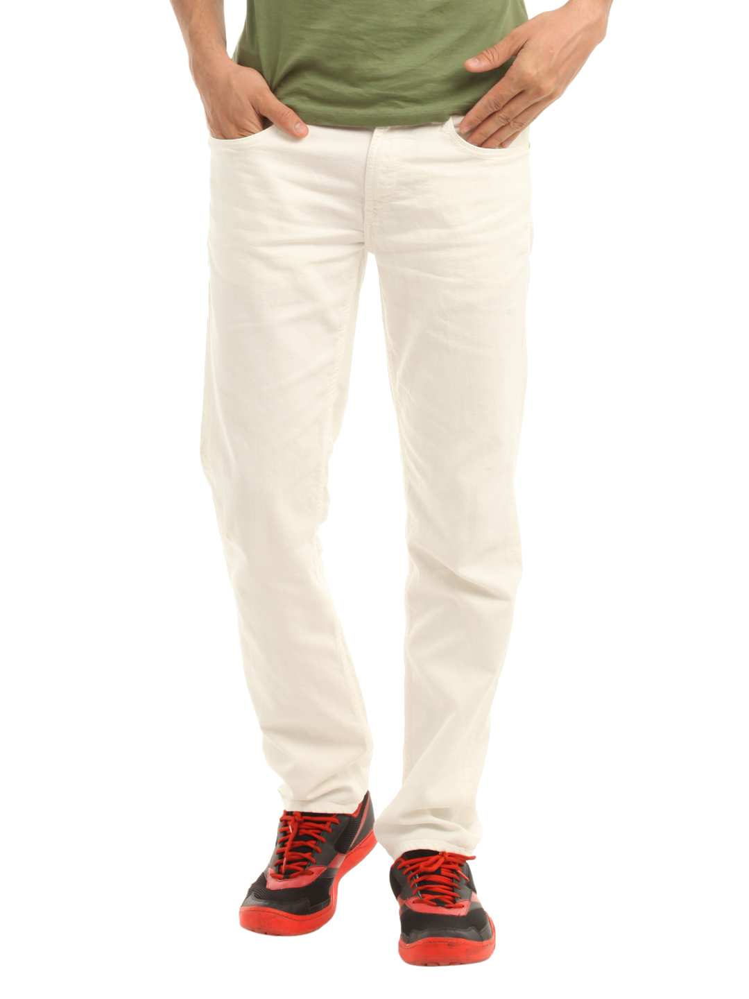 Deni Yo Men White Jeans