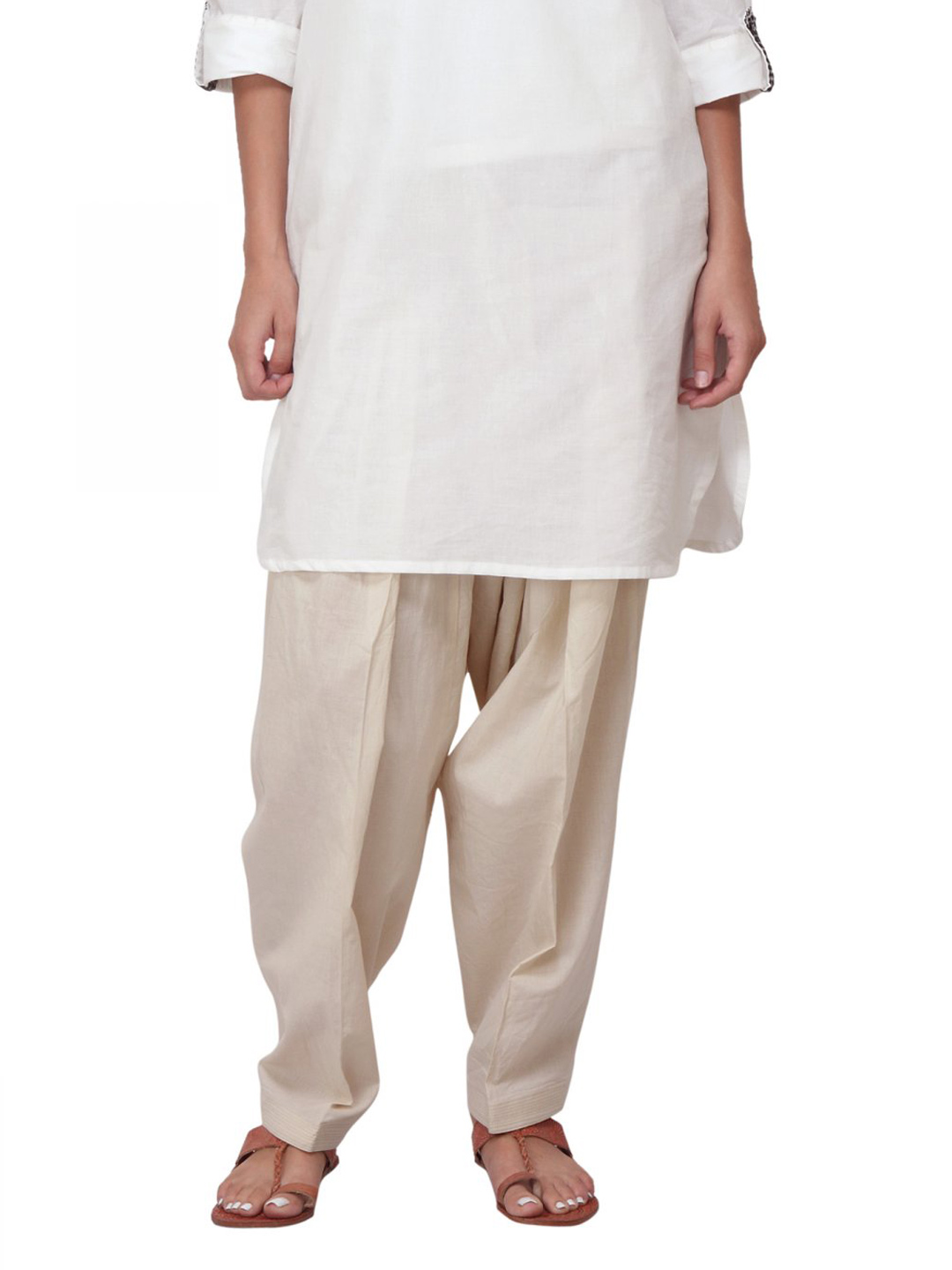 Fabindia Women Beige Salwar