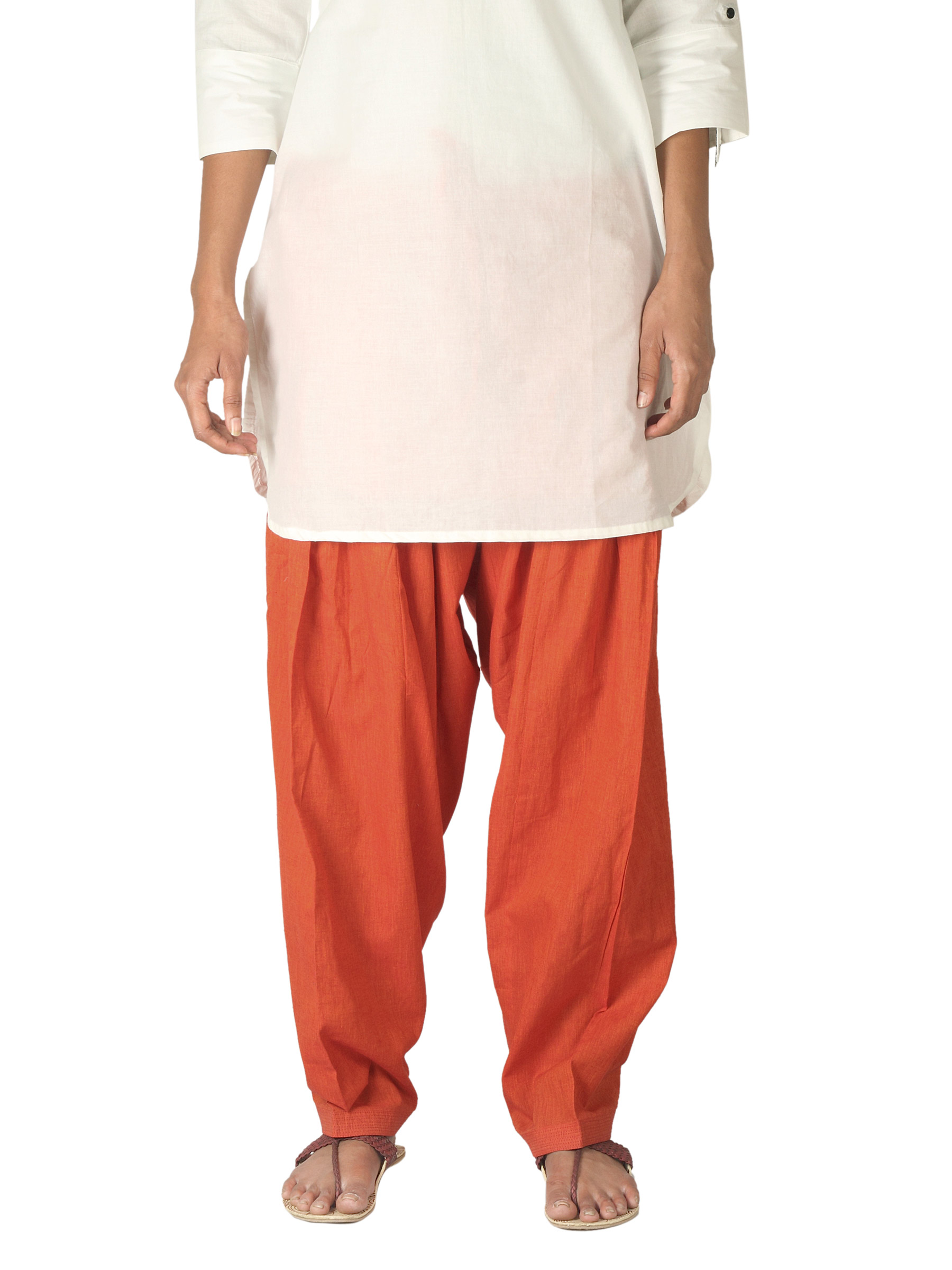 Fabindia Women Orange Salwar