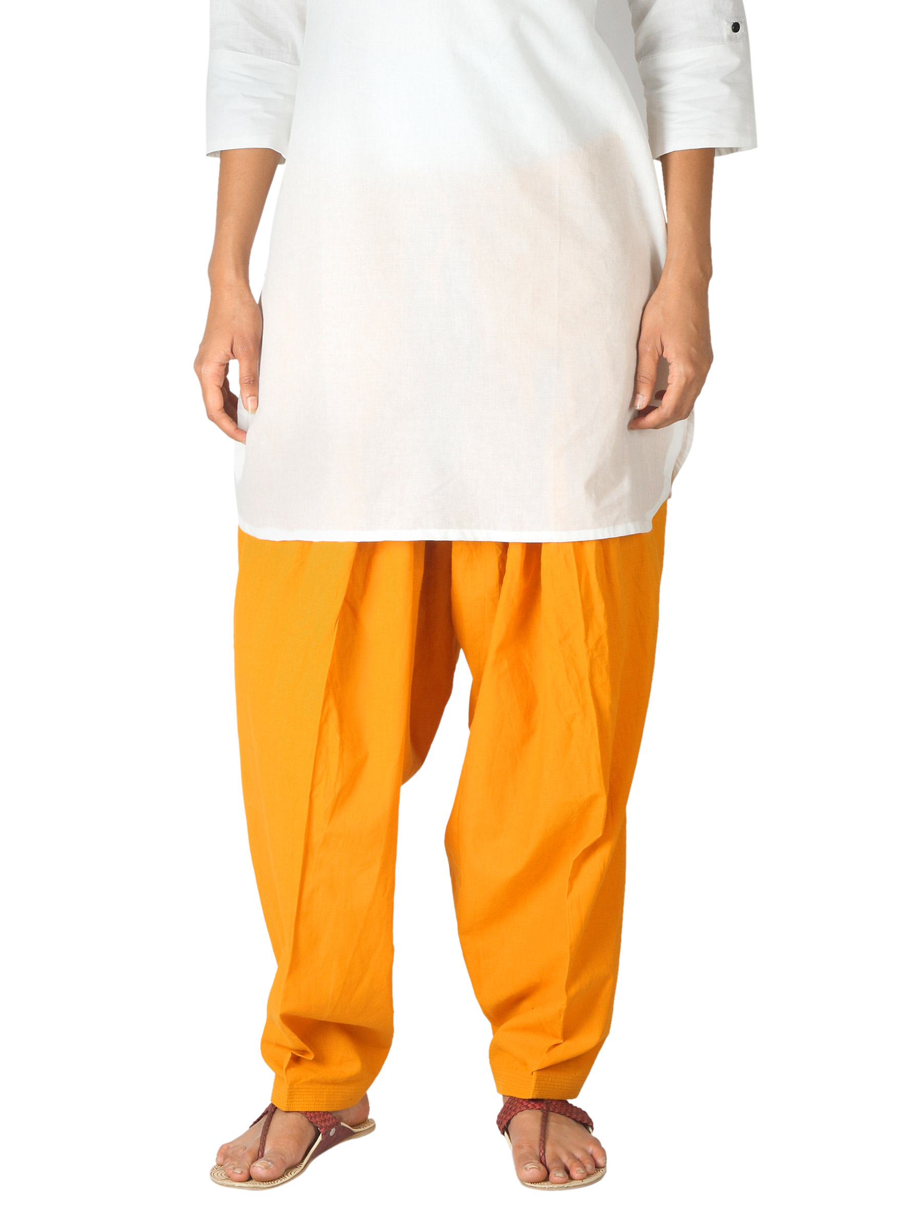 Fabindia Women Mustard Salwar