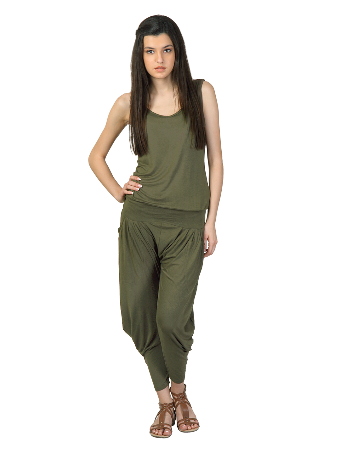 Arrow Woman Olive Jumpsuit