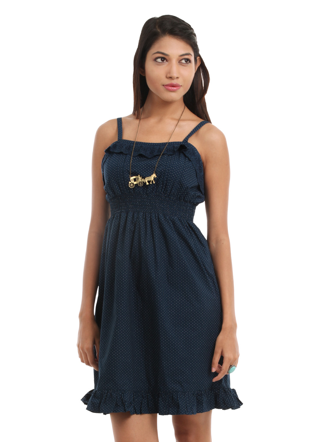 United Colors of Benetton Women Navy Blue Dress