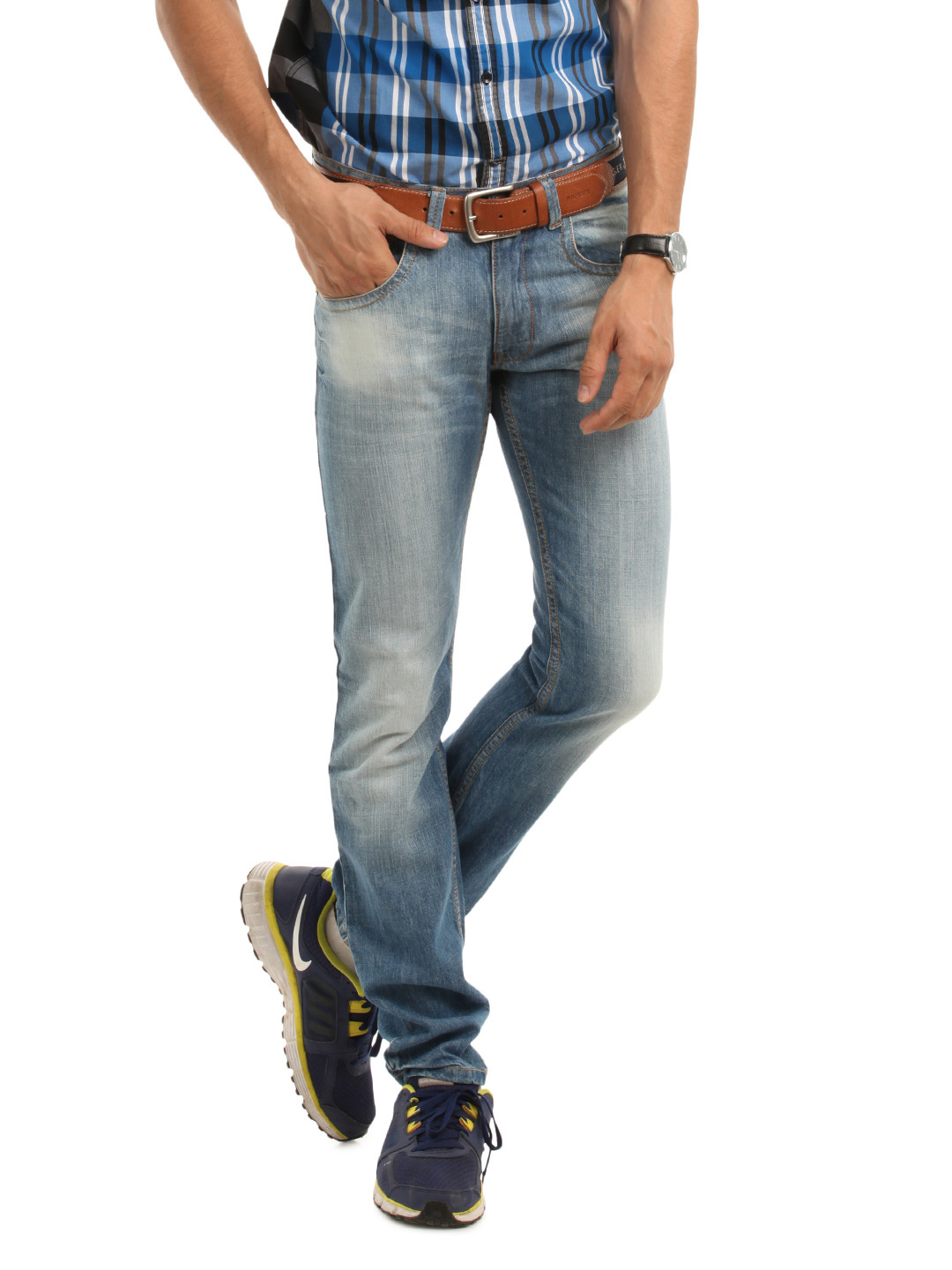 Locomotive Men Blue Jeans