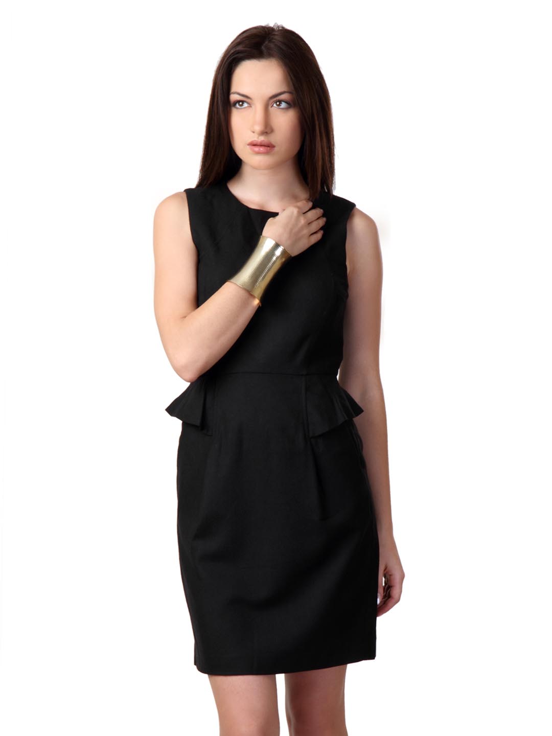 French Connection Women Black Dress