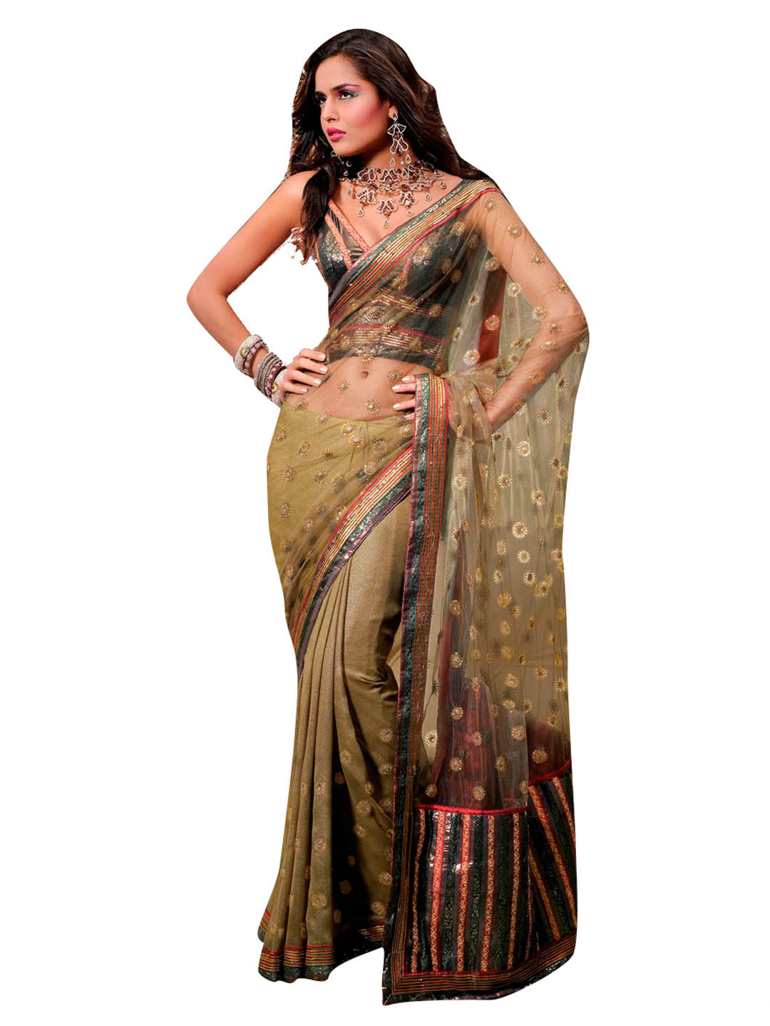 FNF Beige Sari