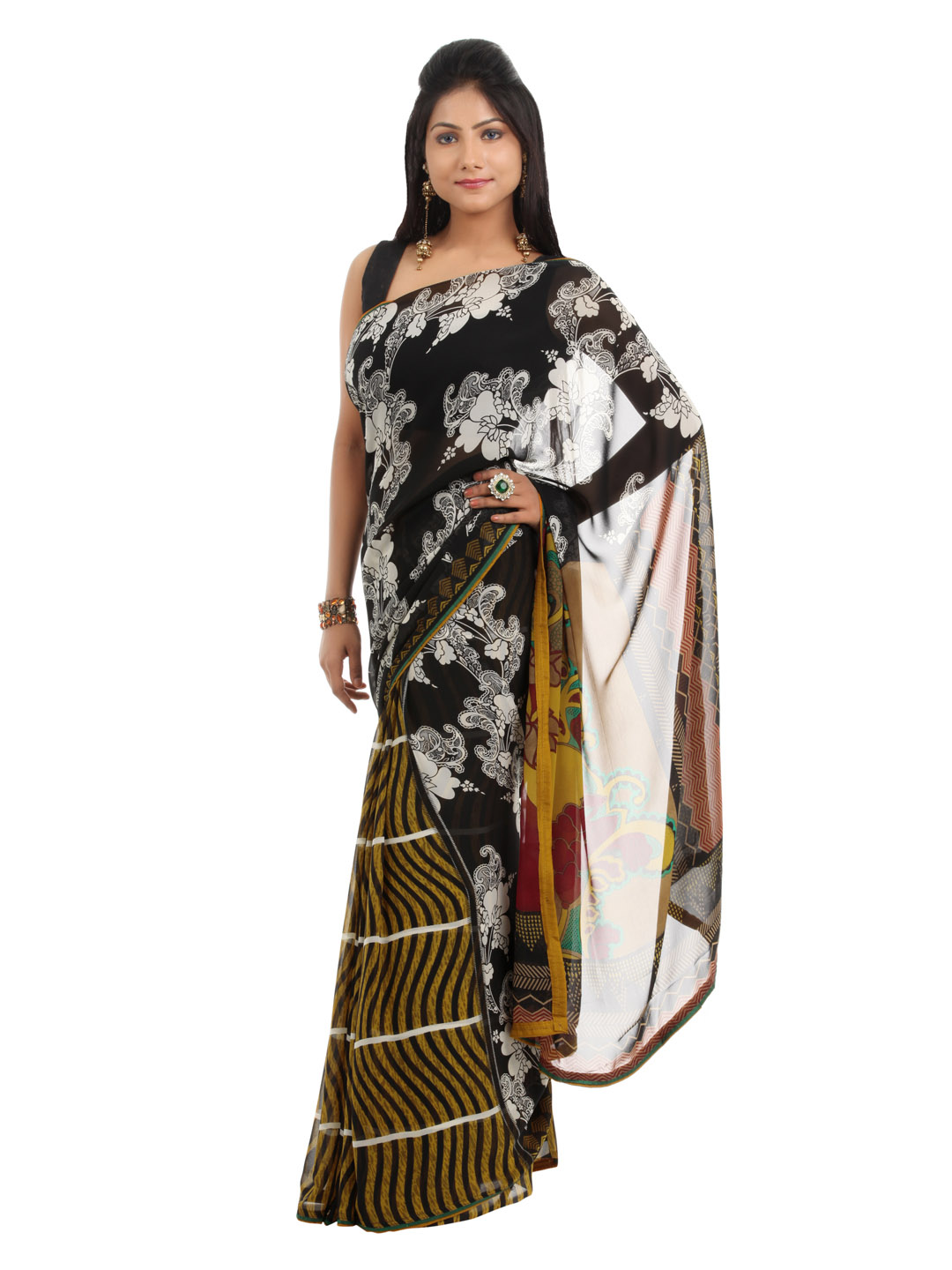 FNF Multi Coloured Sari