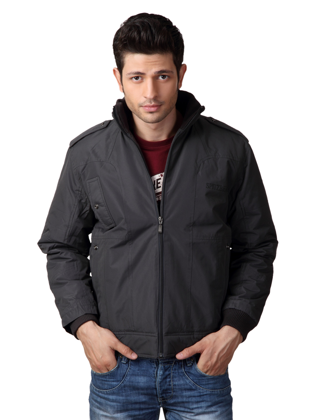 Just Natural Men Grey Jacket