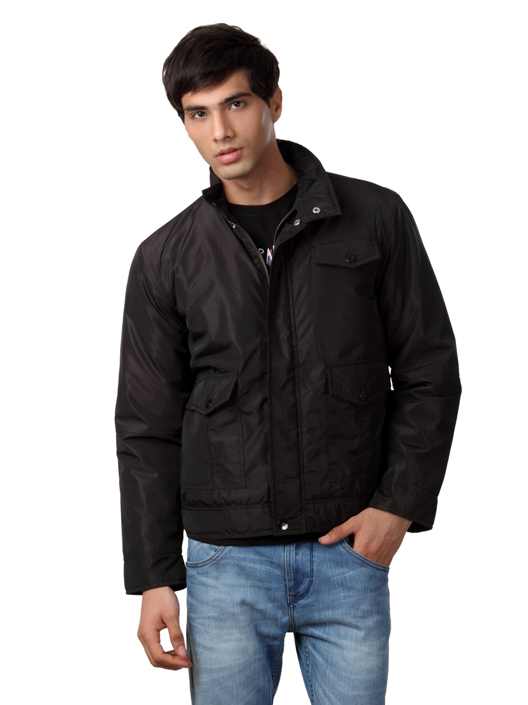 Just Natural Men Brown Jacket