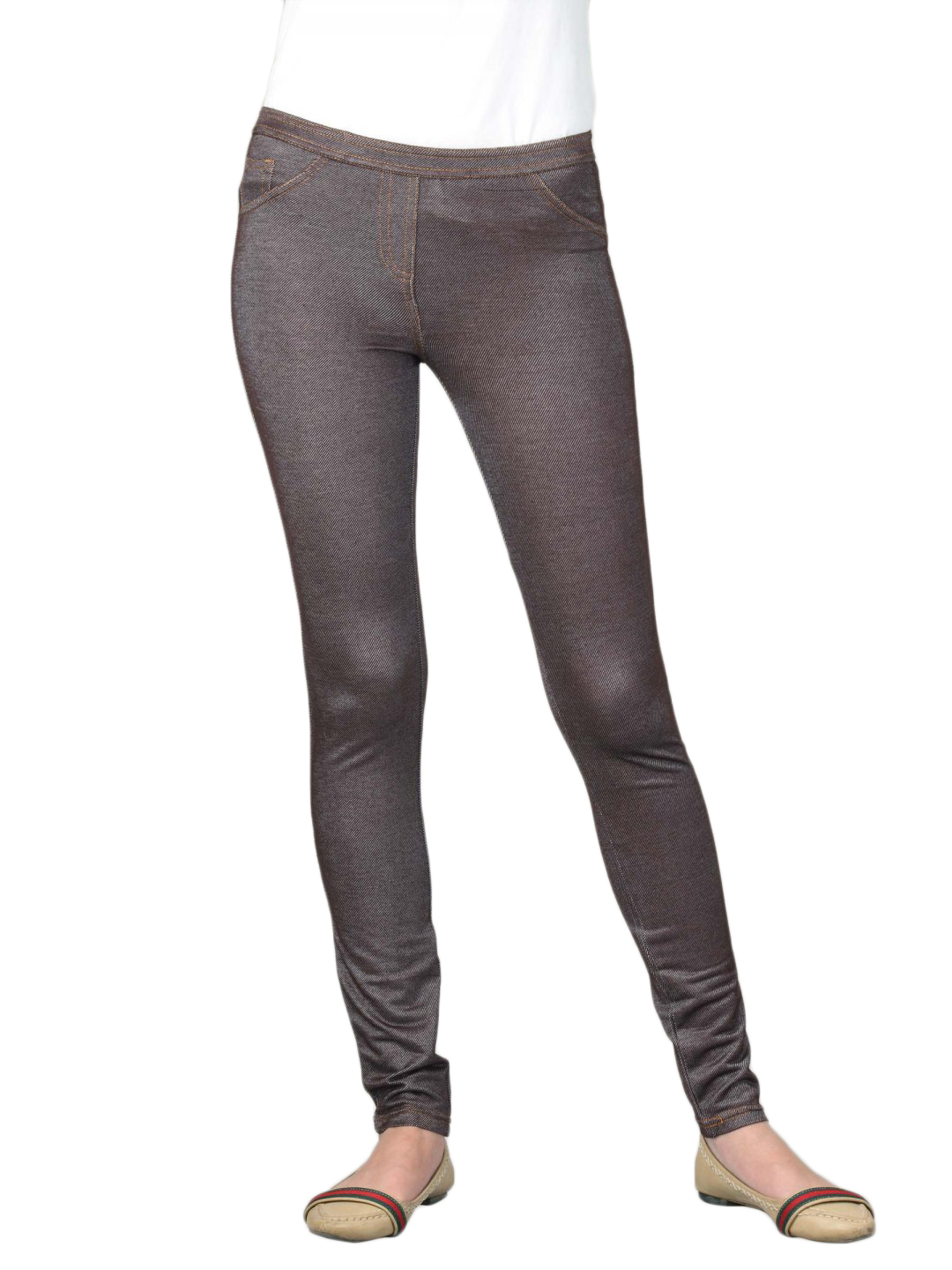 Jealous 21 Women Brown Jeggings
