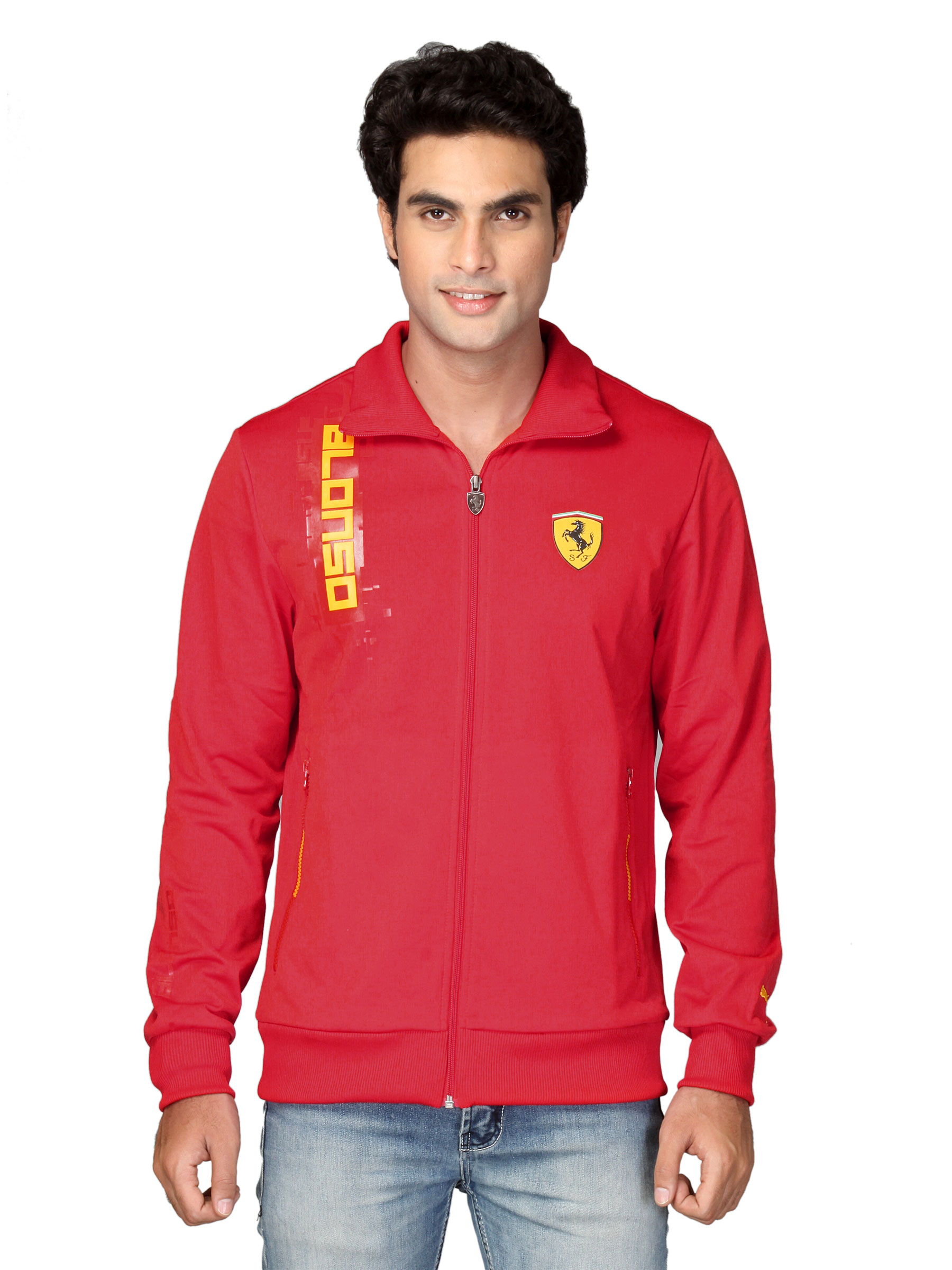 Puma Men Alonso Track Red Ferrari Jacket