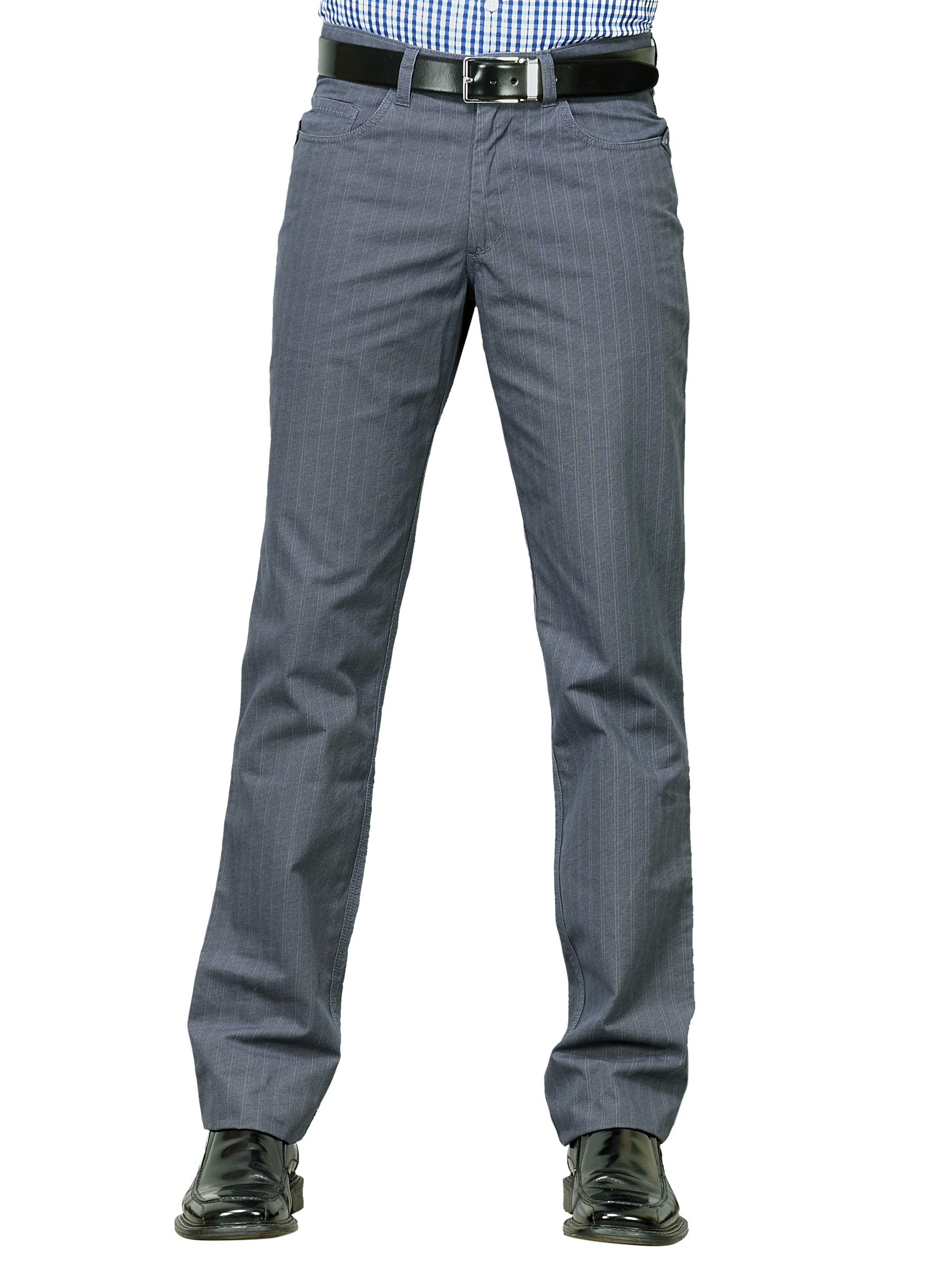 Indigo Nation Men ID Printed Navy Blue Trousers