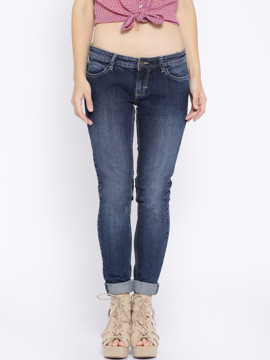 Lee Women Blue Skinny Fit Stretchable Jeans